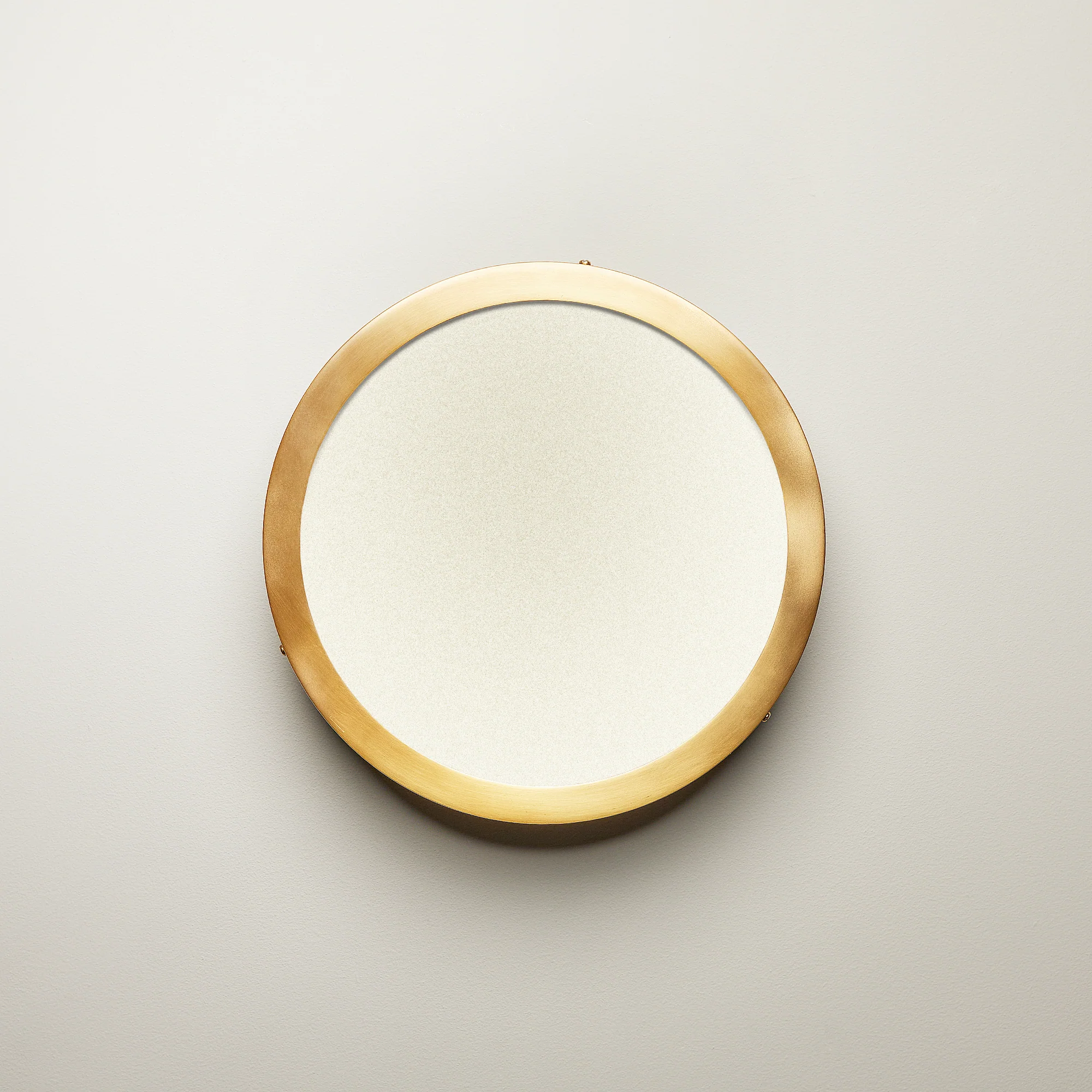 Wisteria IP44 flush ceiling light in antique brass and frosted glass - Image 5