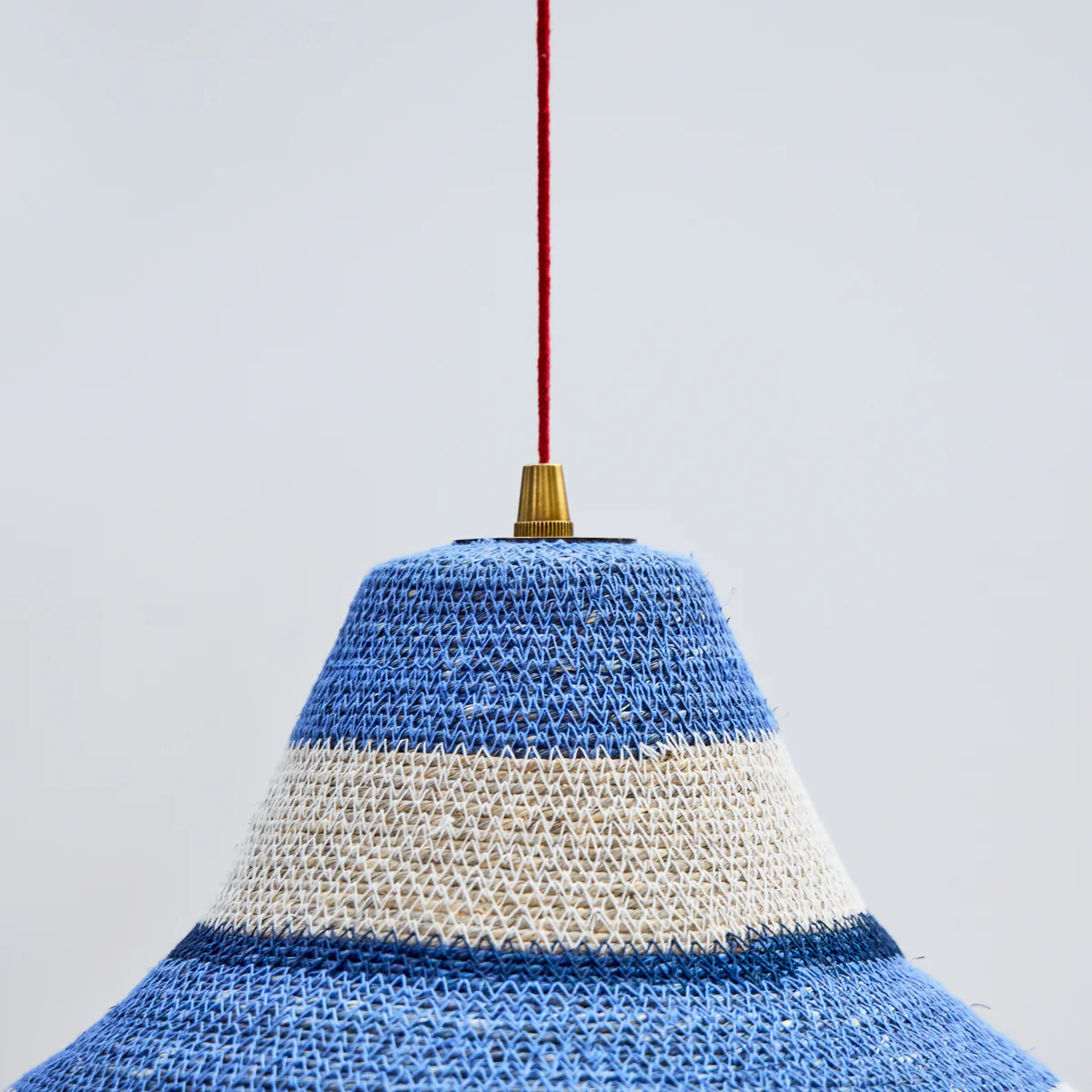 Wonky basket pendant shade in beachfront - Image 4