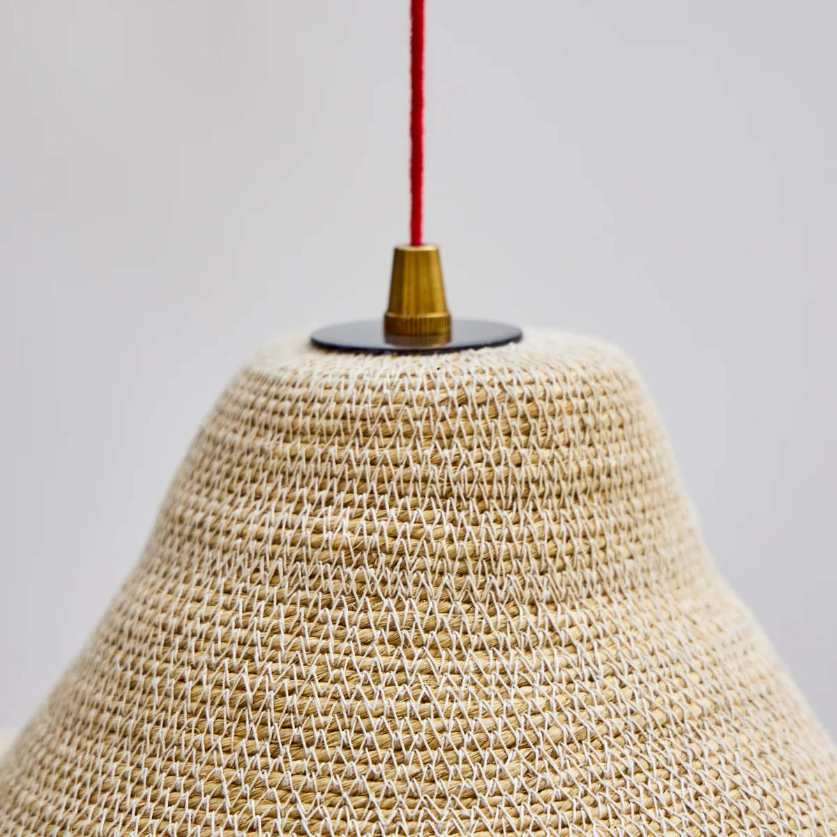 Wonky basket pendant shade in natural - Image 5