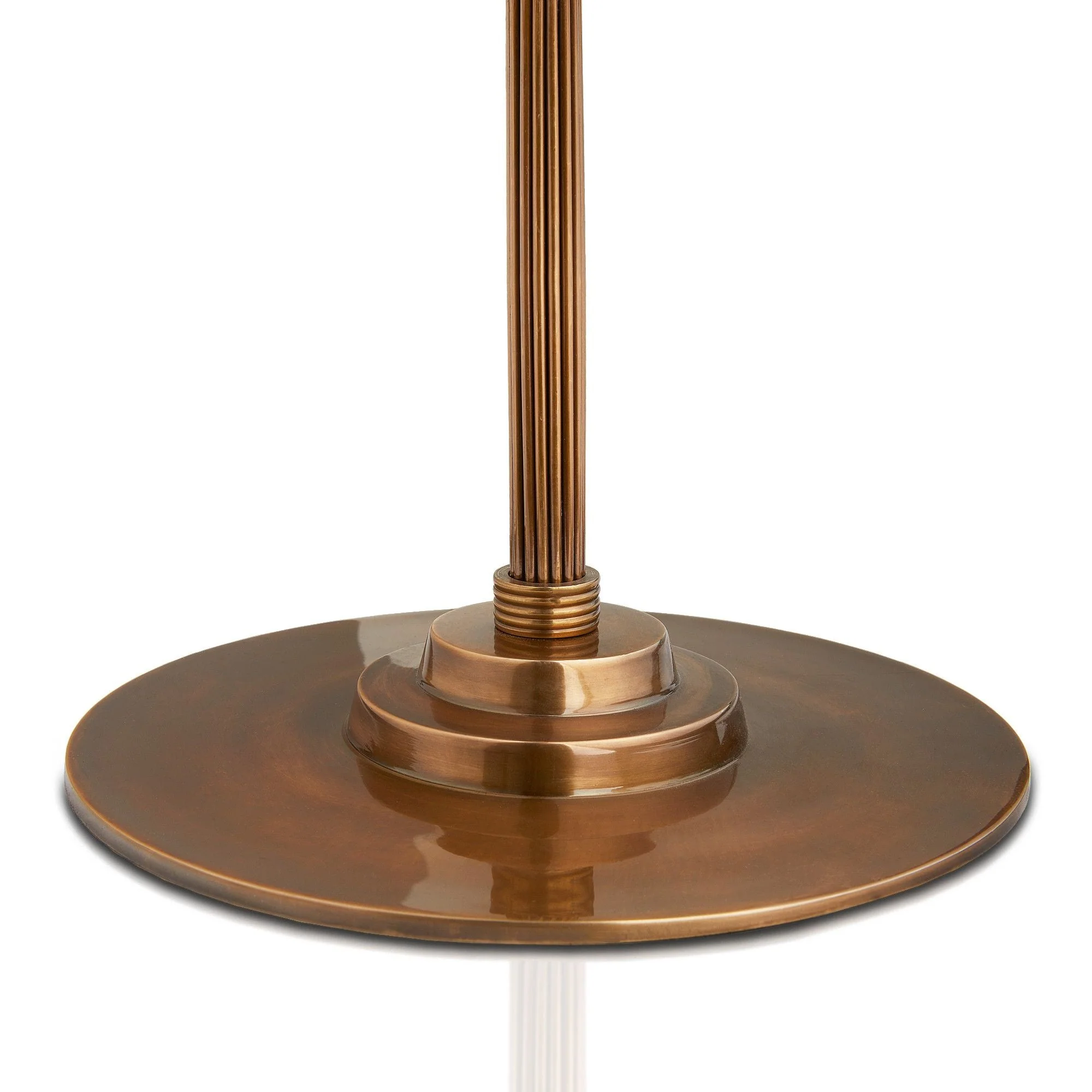 Wrappling standing lamp in antique brass - Image 5