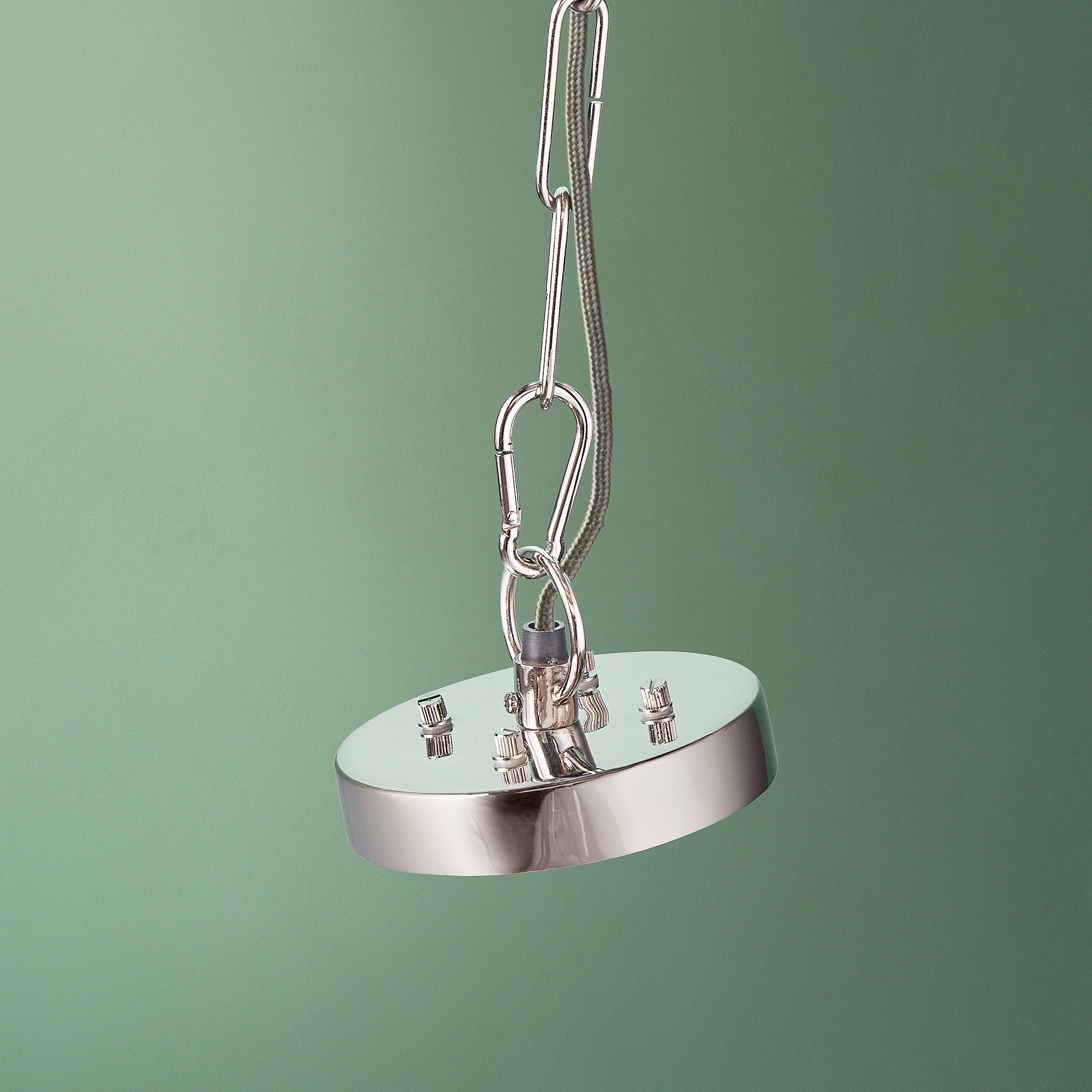 Zeus Chandelier in nickel with glass rods - Image 13